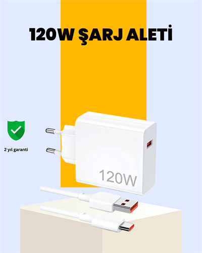 120 Watt Type C Hızlı Şarj Cihazı  Reno 4 5 6 Uyumlu