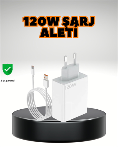 120 Watt Ultra Hızlı Şarj Seti Realme 7 8 9 Pro Uyumlu