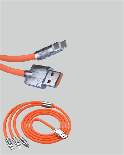 120 W Hızlı Çözüm Sunan 3ü 1 USB Şarj Kablosu– Sağlam Gövde