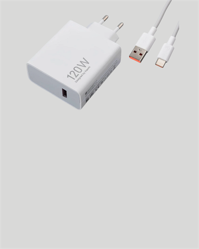 120W Mi Turbo Akıllı Tanıma Çipli Hızlı Şarj Cihazı Taşınabilir ve Dayanıklı