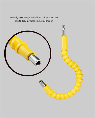 12’li Akrobat Bits Vidalama Seti Esnek Uç Çok Yönlü Kullanım