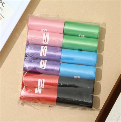 12li Köpek Dışkı Poşeti Düz Renkli Set