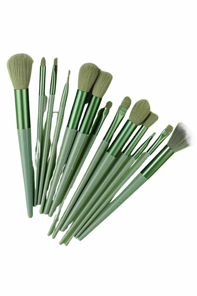 13 Parça Makyaj Fırça Seti Far Fırçası Allık Fırçası Yumuşak Uçlu