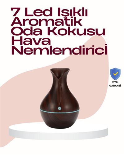 130ml Su Depolu USB Güçlü Kompakt Masaüstü Nemlendirici Difüzör