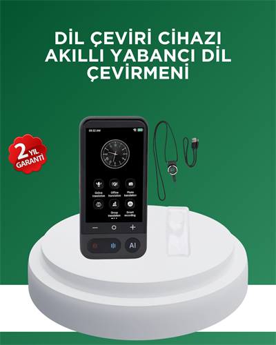139 Dil Destekli Taşınabilir Sesli Çevirmen Cihazı