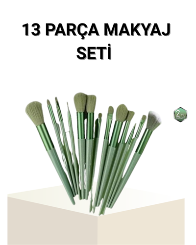 13’lü Profesyonel Makyaj Fırça Seti – Yumuşak Sentetik Kıllı, Tüm Cilt Tiplerine Uygun