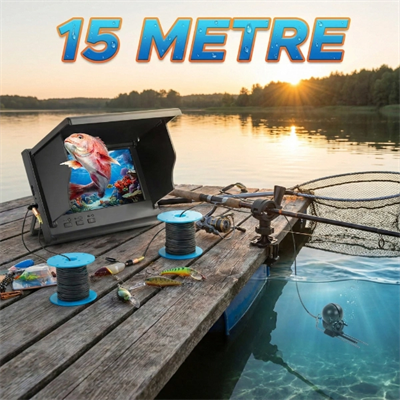 15 Metre Sualtı Balık Tutma Kamerası