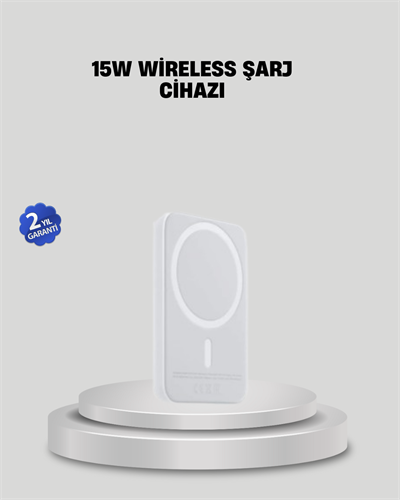 15W Araç Telefon Tutucu Kablosuz Hızlı Şarj Özellikli