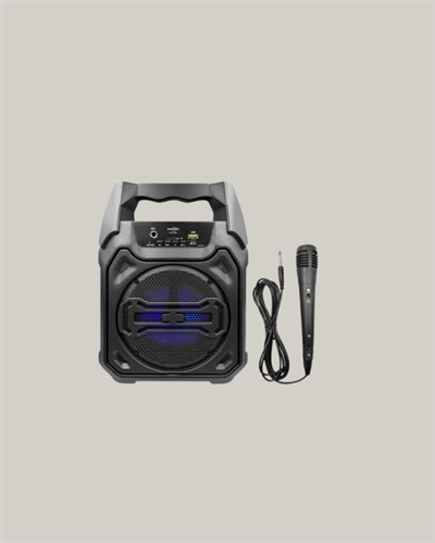 15W Güçlü Ses Çıkışlı Bluetooth Hoparlör FM Radyo ve Mikrofon Destekli