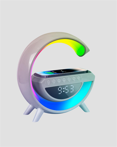 15W Hızlı Şarj Destekli LED Atmosfer Işığı ve Alarm Fonksiyonlu Lamba