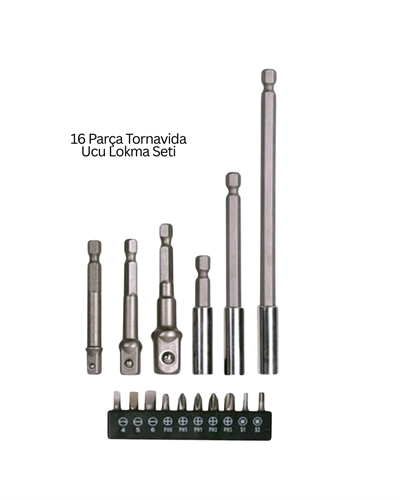 16LI MATKAP UCU SETİ