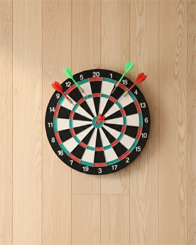 17 İnç Dart Tahtası Şık Tasarım Dayanıklı Yapı ve Dart Oku Hediyeli