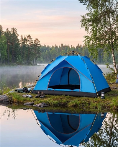 2 3 Kişilik Otomatik Kamp Çadırı Su Geçirmez Outdoor Pratik Kurulum