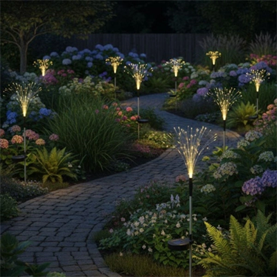 2 Adet Saçak Model Sensörlü Solar Bahçe Lambası