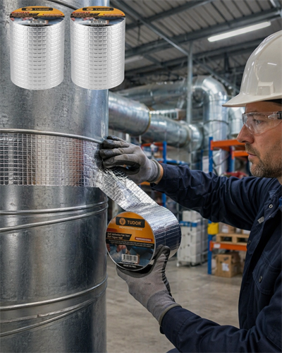 2 Li Set Alüminyum Yüzeyli Tamir Bandı Çatı Boru Onarım Bandı