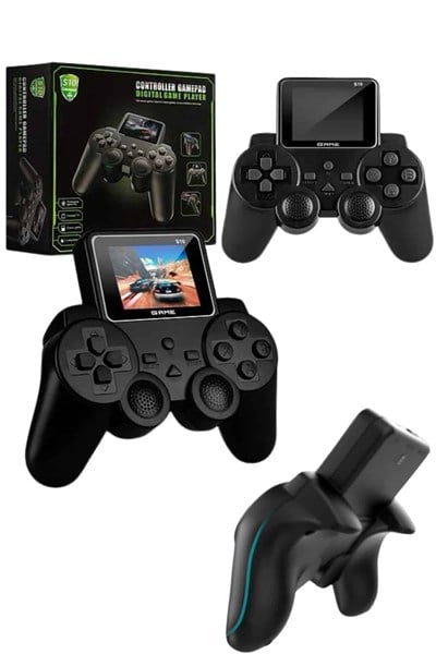 2.4 İnç Ekran 520 Oyunlu Retro Temalı Kablosuz Oyun Kolu El Atarisi