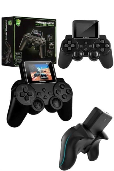 2.4 İnç Ekran 520 Oyunlu Retro Temalı Kablosuz Oyun Kolu El Atarisi