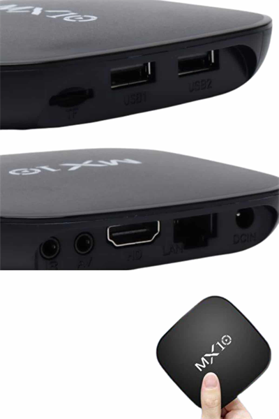 2.4G Wifi Tv Box Medya Oynatıcı TV Uyumlu MX Box Kutusu Android TV