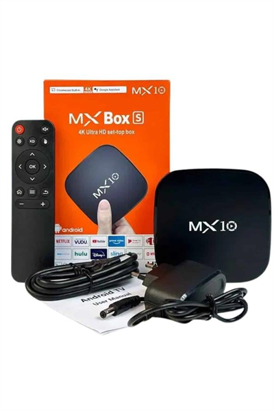 2.4G Wifi Tv Box Medya Oynatıcı TV Uyumlu MX Box Kutusu Android TV