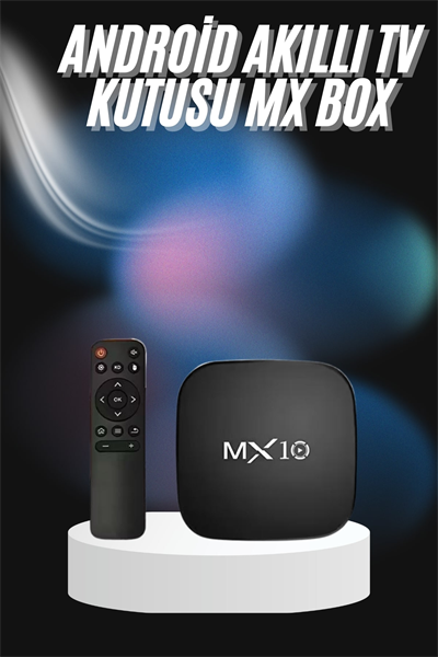2.4G Wifi Tv Box Medya Oynatıcı TV Uyumlu MX Box Kutusu Android TV