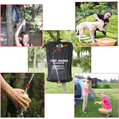 20 Litre Solar Isıtıcılı Kamp Duş Torbası