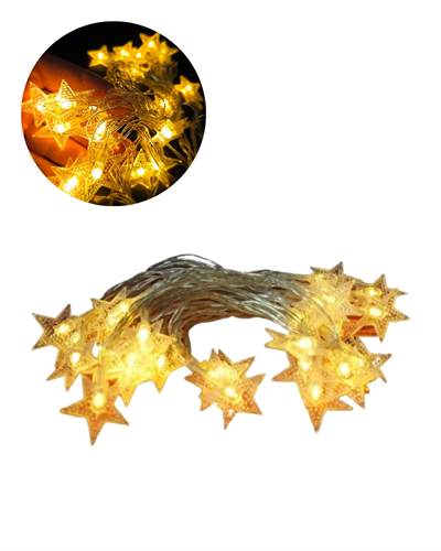 20 Yıldızlı LED Şerit Işık 5W Güç İç Mekan Parti ve Vitrin Süsleme