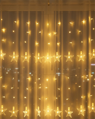 20 Yıldızlı LED Şerit Işık 5W Güç İç Mekan Parti ve Vitrin Süsleme