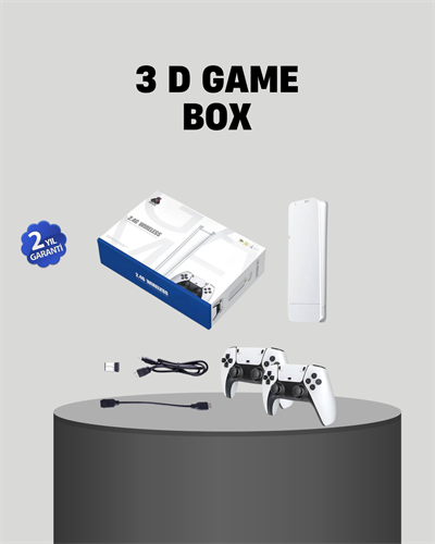 20.000 Yüklü Oyunlu Kablosuz Retro Oyun Konsolu 4K Destekli