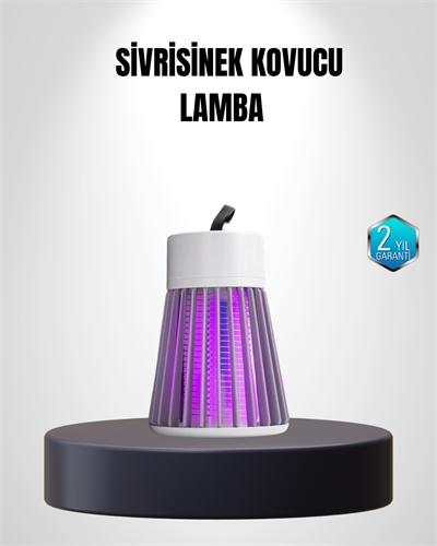 2000 mAh Şarjlı Sivrisinek Kovucu Lamba – Kimyasalsız, Güvenli ve Taşınabilir