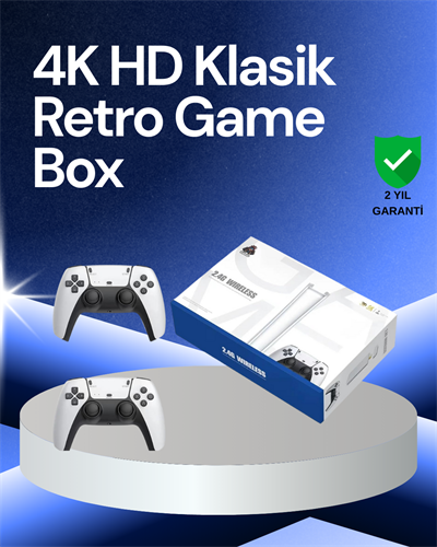 20000 Oyunlu Retro TV Oyun Konsolu 64GB SD Kartlı Model