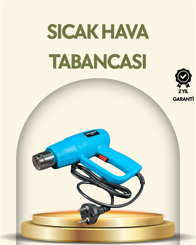 2000W Profesyonel 2 Kademeli Isı Tabancası Sıcak Hava Üfleme