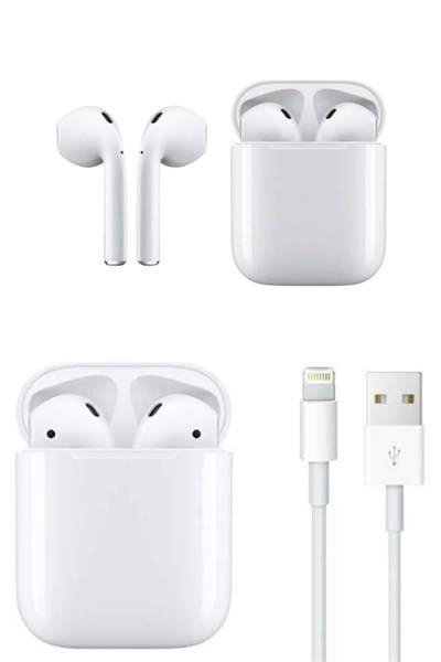 2025 Model Çağrı Cevaplayabilen Bluetooth Kulaklık Beyaz Dokunmatik Kontrol