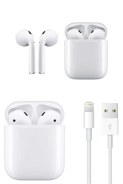 2025 Model Çağrı Cevaplayabilen Bluetooth Kulaklık Beyaz Dokunmatik Kontrol