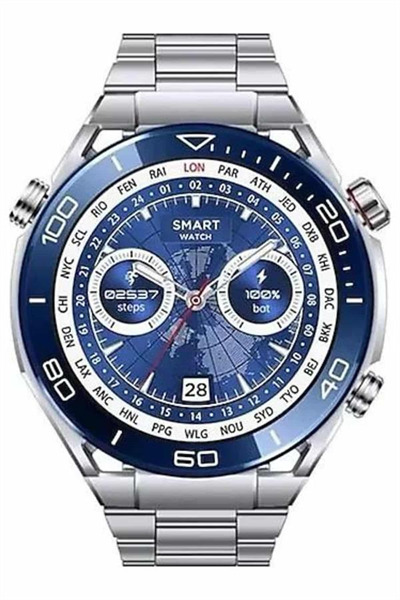 2025 Model Yuvarlak Ekran Android ve İOS Uyumlu GPS Takibi Yapabilen Akıllı Saat