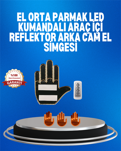 2025 Orijinal LED El Park Uyarı Sistemi Uzaktan Kumandalı