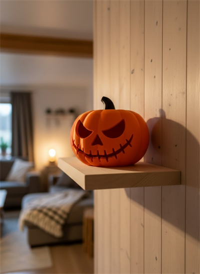 21 cm Kapaklı Balkabağı Kutu Konsept Dekor