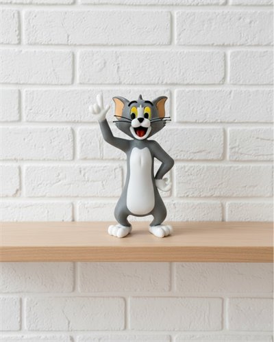 22 cm Tom Figürü Çizgi Karakter Biblo Koleksiyonluk Dekoratif Obje