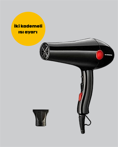 2200W Güçlü Motorlu Ergonomik Fön Makinesi