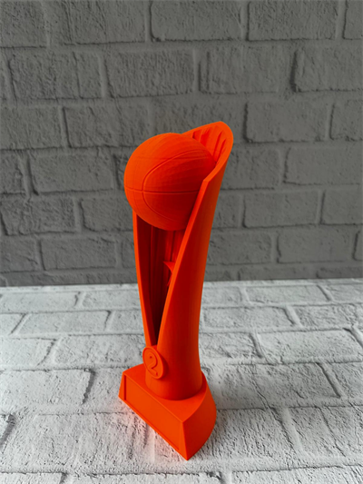 23cm Turuncu Basketbol Kupa Biblo Modern Ödül Dekor Ürünü