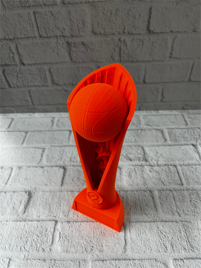 23cm Turuncu Basketbol Kupa Biblo Modern Ödül Dekor Ürünü