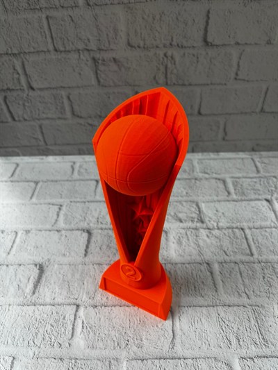 23cm Turuncu Basketbol Kupa Biblo Modern Ödül Dekor Ürünü