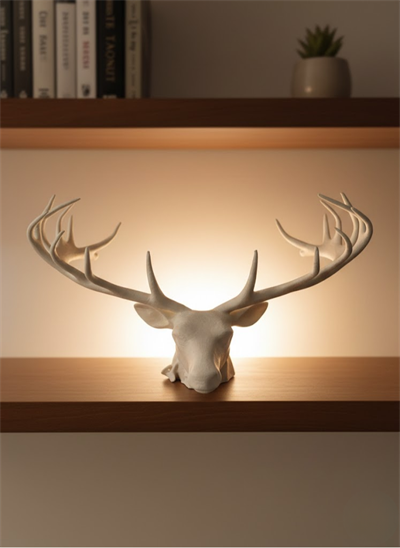 25 cm Estetik Geyik Figürü Şık Ev Ofis Dekorasyonu