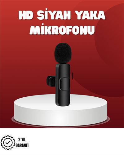 2’li Kablosuz Yaka Mikrofonu iPhone İçin Profesyonel Video Ses
