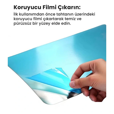 2li Paslanmaz Çelik Kesim Panosu Seti