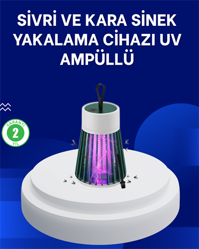 2’si 1 Arada LED Işıklı Elektrikli Böcek Öldürücü