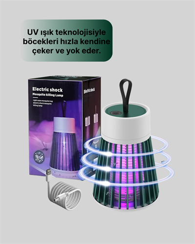 2’si 1 Arada LED Işıklı Elektrikli Böcek Öldürücü