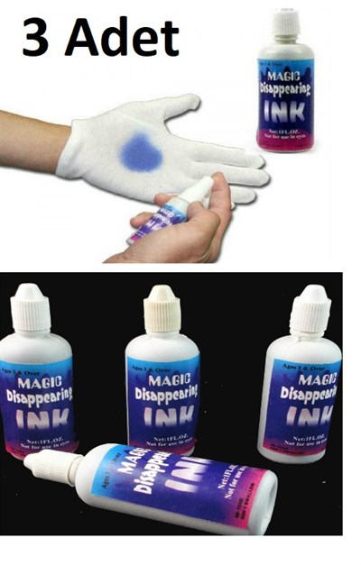 3 Adet Sihirli Şaka Mürekkebi