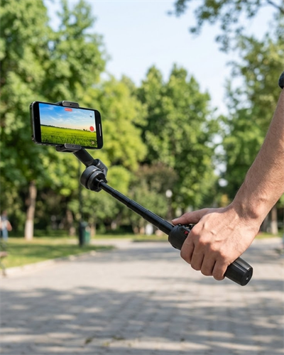 3 Axis Telefon Gimbal Stabilizer Video Çekim Sabitleyici