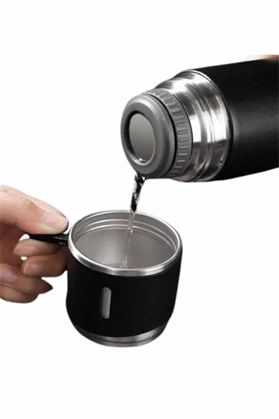 3 Bardaklı Termos Seti Anneler Gününe Özel Hediye Taşınabilir Sızdırmaz Isı Koruyucu