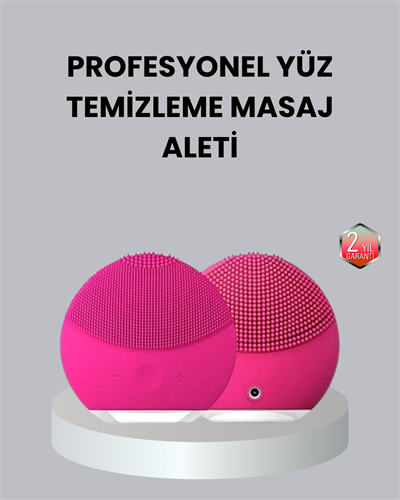 3 Fonksiyonlu Yüz Temizleme ve Masaj Cihazı – Su Geçirmez, Şarjlı, Ölü Deri Temizleyici ve Cilt Yenileyici